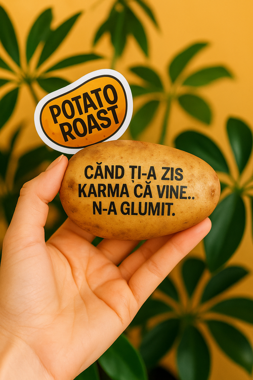 PotatoRoast cu text